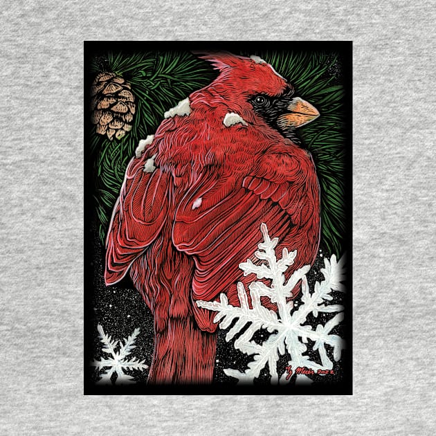 Big Christmas Cardinal by SunnyDaysNH